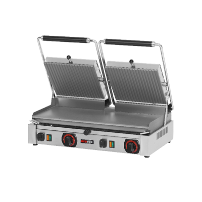 Contact grills with top plate